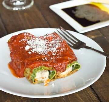 Cannelloni With Spinach Pasta