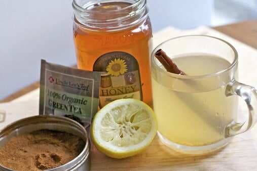 Green Tea Lemon Water Morning Drink