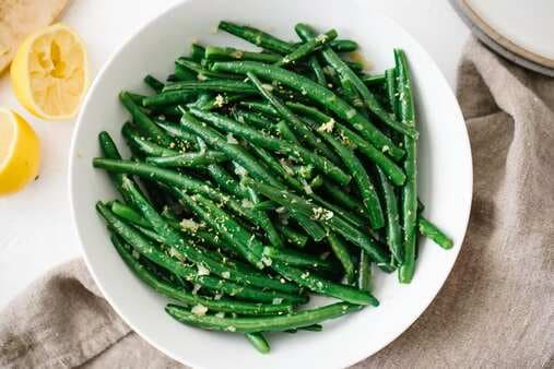 Green Beans With Shallots And Lemon