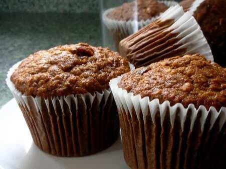 Whole Wheat, Oatmeal, And Cranberry Muffins