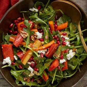 Arugula Salad With Carrots And Goat Cheese