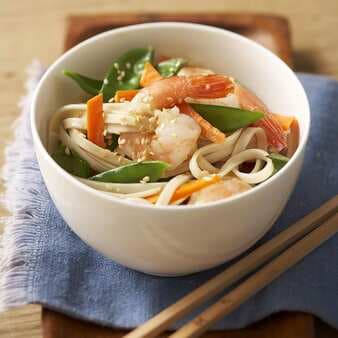 Asian Sesame Noodles With Shrimp