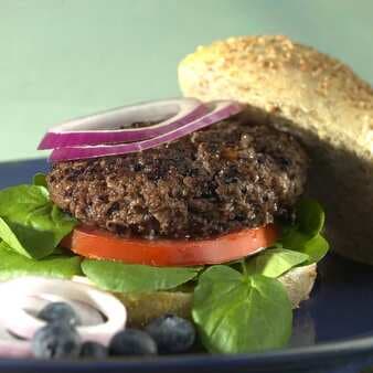 Blueberry-Beef Burgers