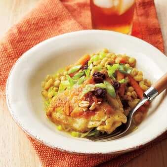 Curried Chicken Barley And Vegetables