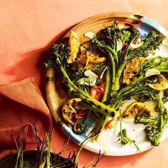Grilled Broccolini With Garlic-Chile Oil