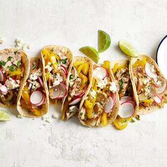Grilled Pork Tacos With Jalapeo-Lime Dressing