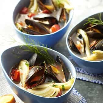 Italian Ale Mussels