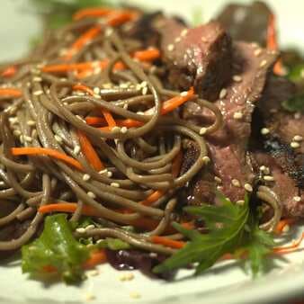 Japanese-Inspired Beef & Noodle Salad