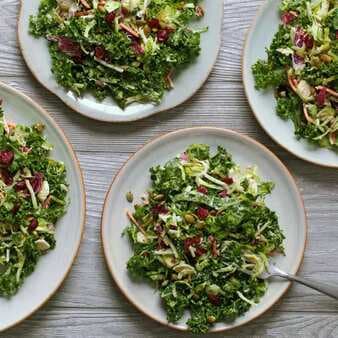 Kale Salad With Creamy Poppy Seed Dressing
