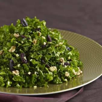 Kale Salad With Preserved Lemon & Walnuts