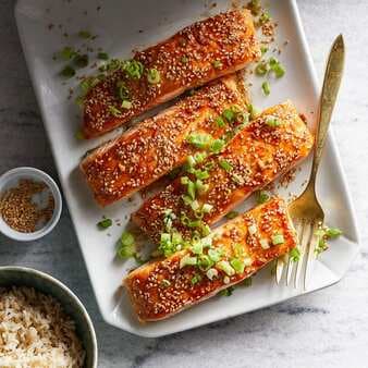 Pan-Roasted Sesame Salmon