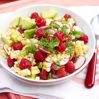 Raspberry Corn Salad