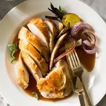 Roasted Chicken With Pan Gravy