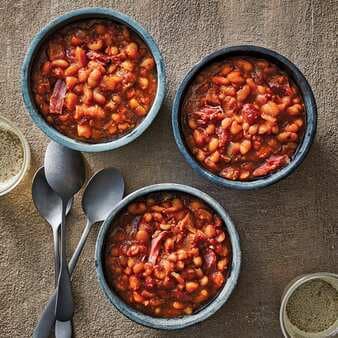 Slow-Cooker Cherry Baked Beans