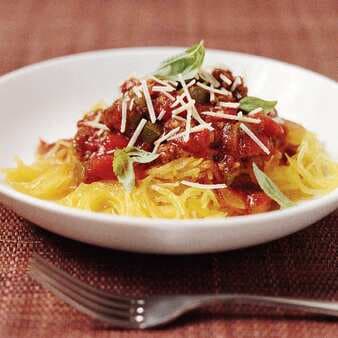 Spaghetti Squash With Chunky Tomato Sauce