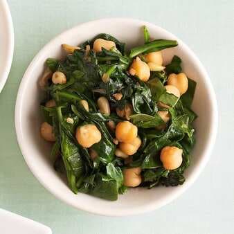 Spinach And Garbanzo Beans