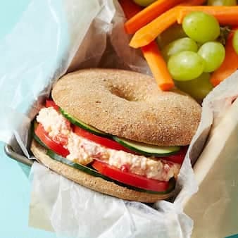 Stacked Veggie Sandwiches With Pimiento Cheese