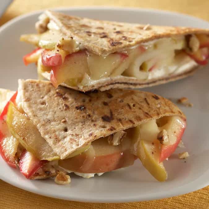 Toasted Apple-Cheese Breakfast Sandwiches