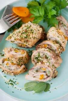 Apricot And Bacon Stuffed Chicken Thighs
