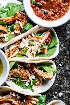 Grilled Chicken Tacos With Cilantro Lime Butter