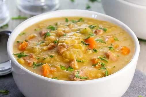 Yellow Split Pea and Bacon Soup