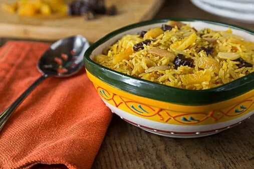 Basmati Rice With Apricots And Almonds
