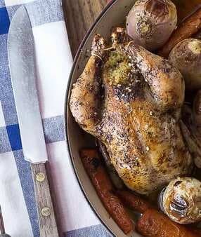 Cornish Hens Stuffed With Dates And Parsley