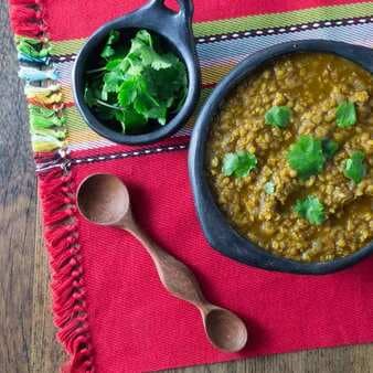 Misir Wot-Ethiopian Red Lentil Stew