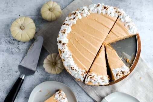 No-Bake Dairy-Free Pumpkin Cheesecake