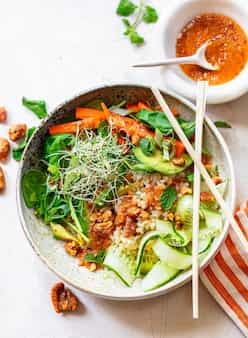 Sweet And Spicy Banh Mi Rice Bowl