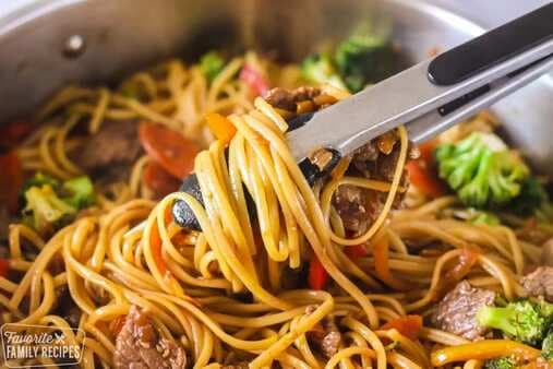 Beef Stir Fry With Noodles