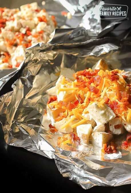 Grilled Foil Ranch Potatoes