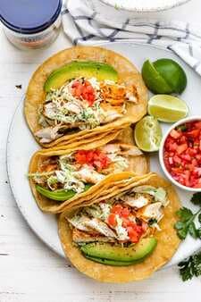 Grilled Fish Tacos With Coleslaw