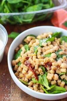 Spinach Sundried Tomatoes Pasta Salad