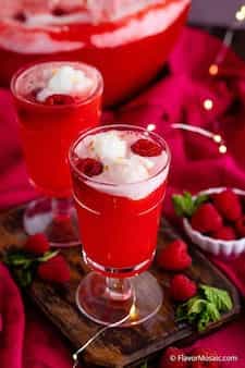 Christmas Punch with Sherbet
