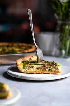 Gluten Free Low Carb Quiche With Almond Flour Crust