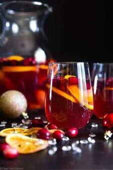 Sparkling Holiday Champagne Sangria