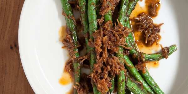 Blistered Green Beans With Xo Sauce