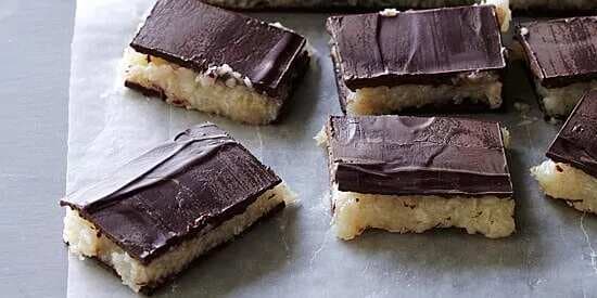 Coconut Chocolate Candy Bars