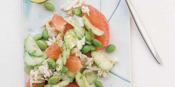 Cucumber-Grapefruit Crab Salad