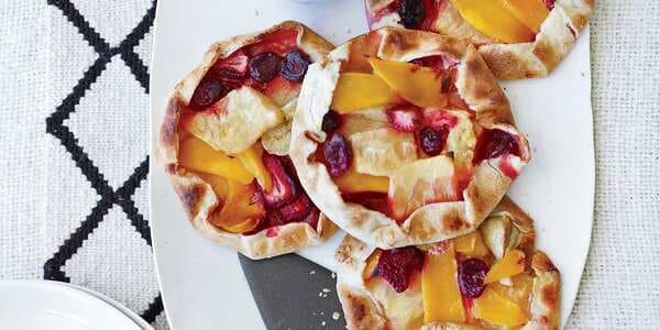 Free-Form Pineapple, Mango And Berry Tarts