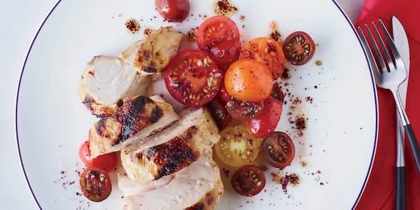 Grilled Chicken With Spiced Red-Pepper Paste