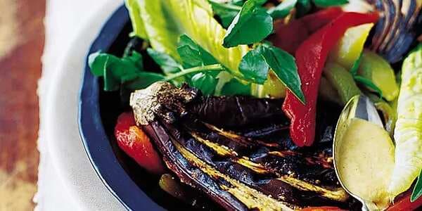 Grilled-Vegetable Salad With Cuban Mojo