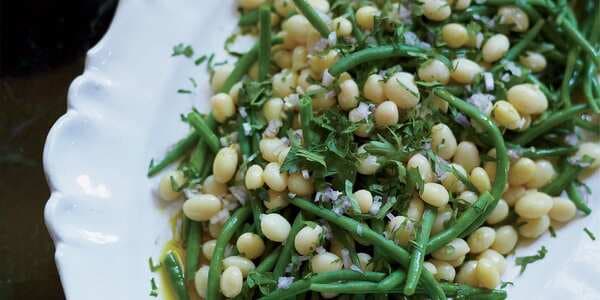 Haricots Verts And White Beans With Shallot Vinaigrette