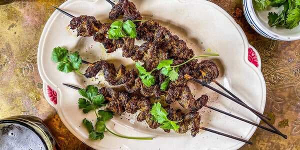 Lemongrass Beef Skewers With Ginger And Shallots
