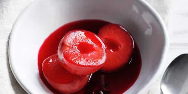 Plum Compote With Star Anise