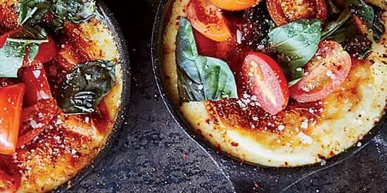 Provoleta With Oregano And Tomatoes