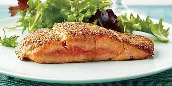 Triple-Mustard Salmon