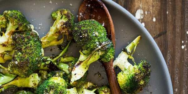 Aioli-Glazed Charred Broccoli