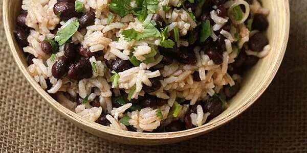 Black Bean And Rice Salad With Spicy Lime Dressing
